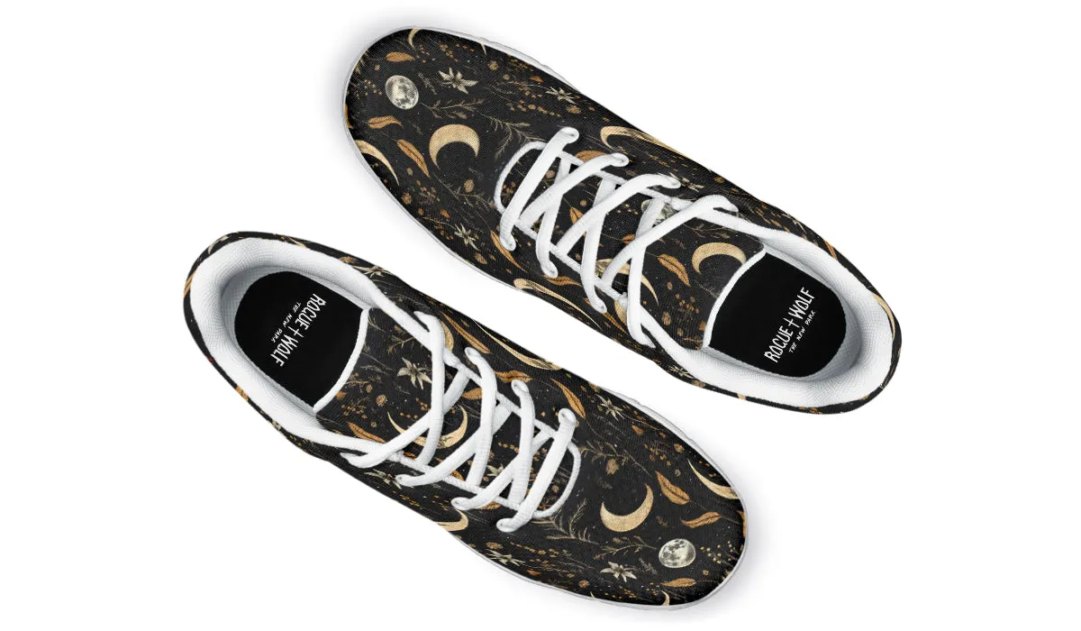 Moonlit Botanica Athletic Sneakers - Light Breathable and Comfortable Sports Shoes with Anti-Slip Soles