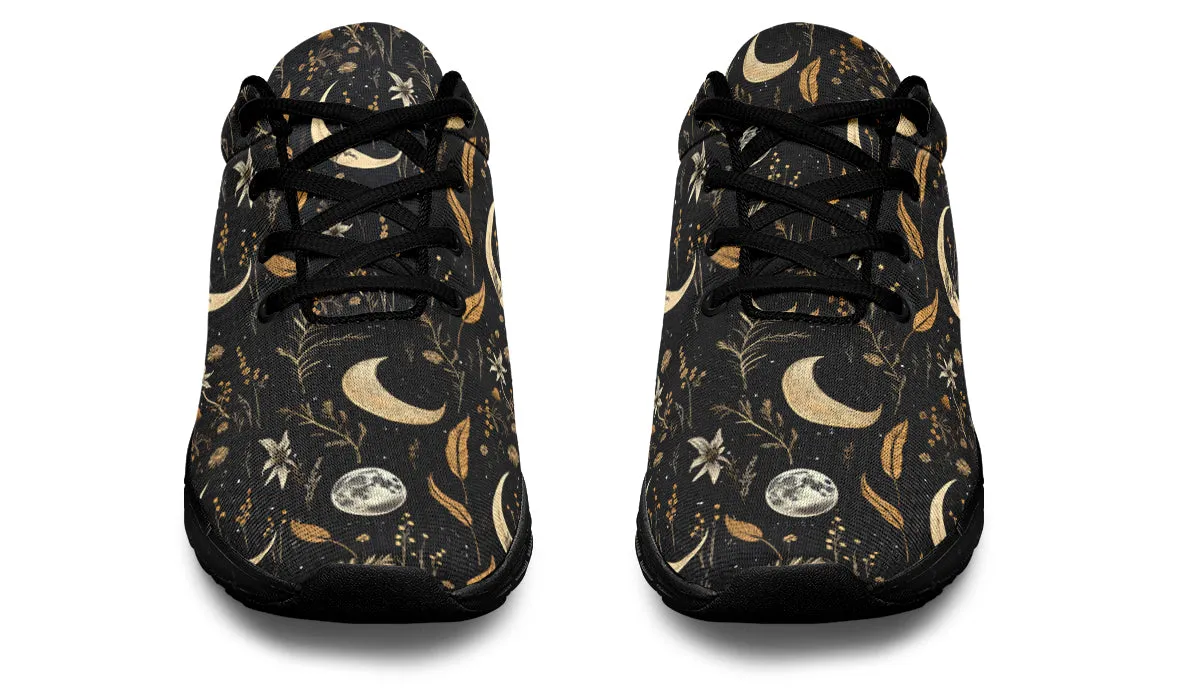 Moonlit Botanica Athletic Sneakers - Light Breathable and Comfortable Sports Shoes with Anti-Slip Soles