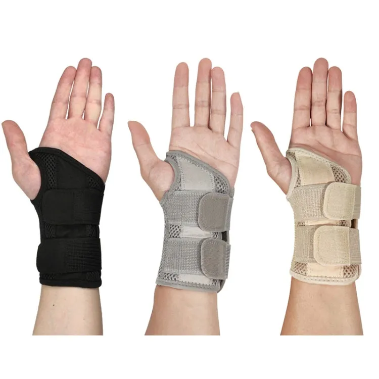 Mouse Tendon Sheath Compression Support Breathable Wrist Guard, Specification: Left Hand S / M(Black)