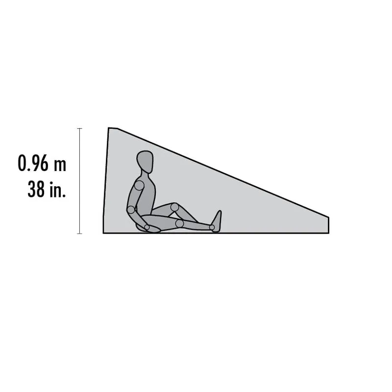 MSR Thru-Hiker Mesh House 1 Trekking Pole Shelter