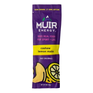 Muir Energy - Energy Gel - Cashew Lemon Mate (with caffeine) [Limited Edition]