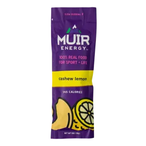 Muir Energy - Energy Gel - Cashew Lemon