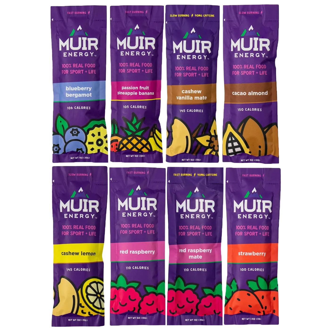 Muir Energy - Energy Gels Discovery Bundle - 8 Pack