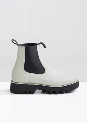 Nappa Leather Slip On Boots