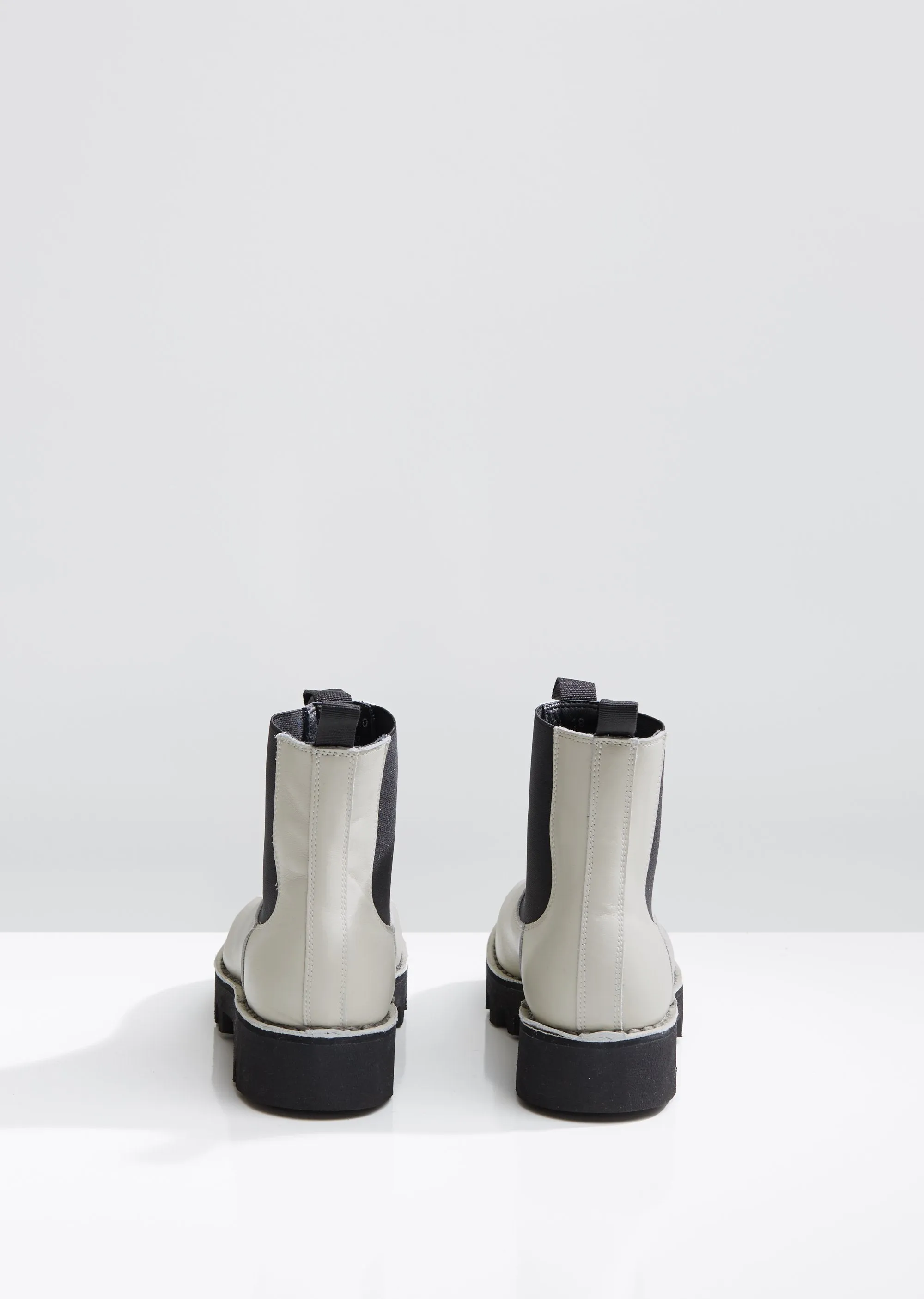 Nappa Leather Slip On Boots