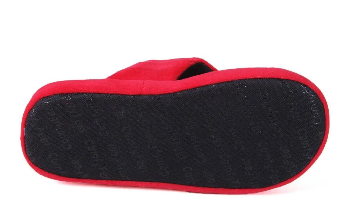 Nebraska Cornhuskers Comfy Feet Flip Flop Slippers