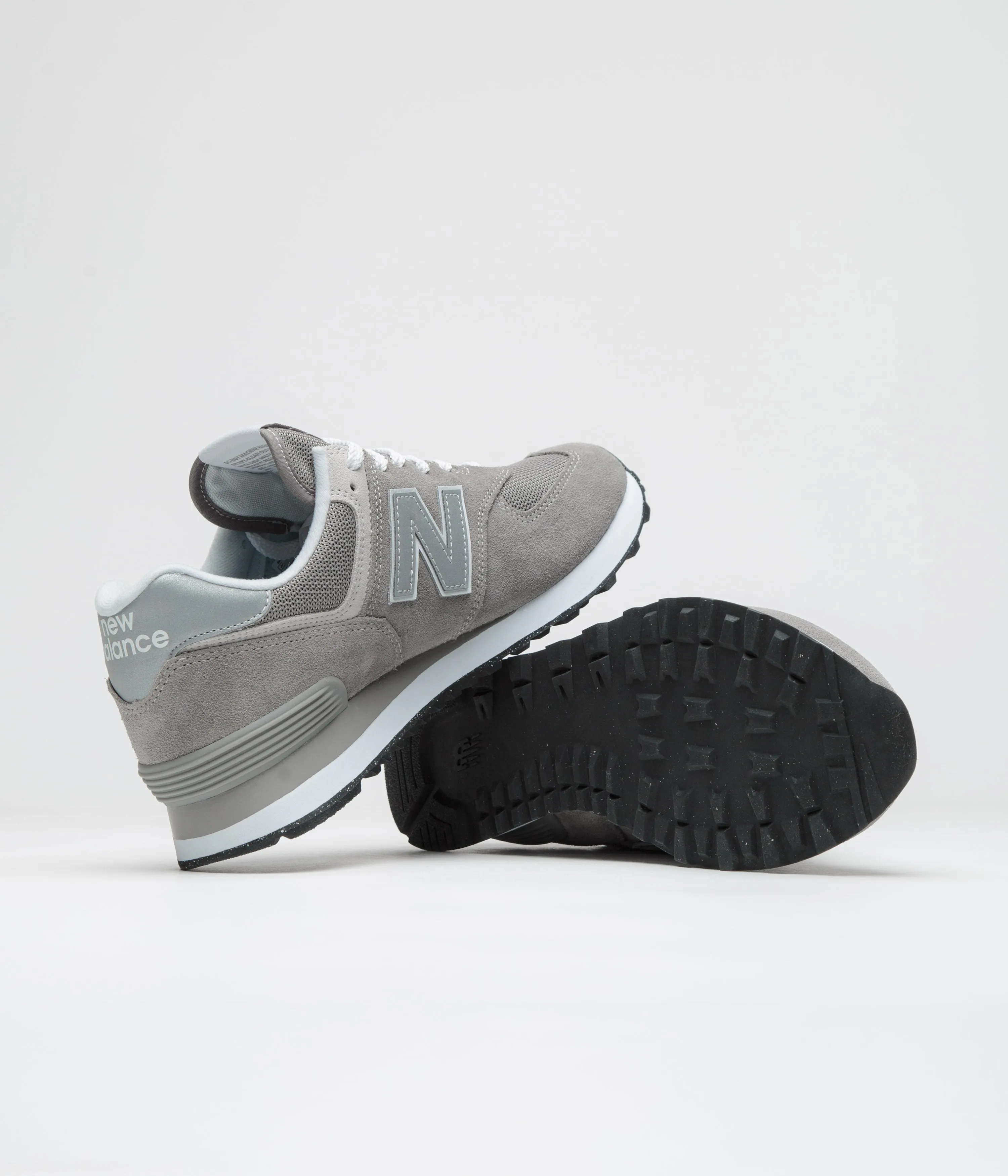 New Balance 574 Shoes - Grey / White