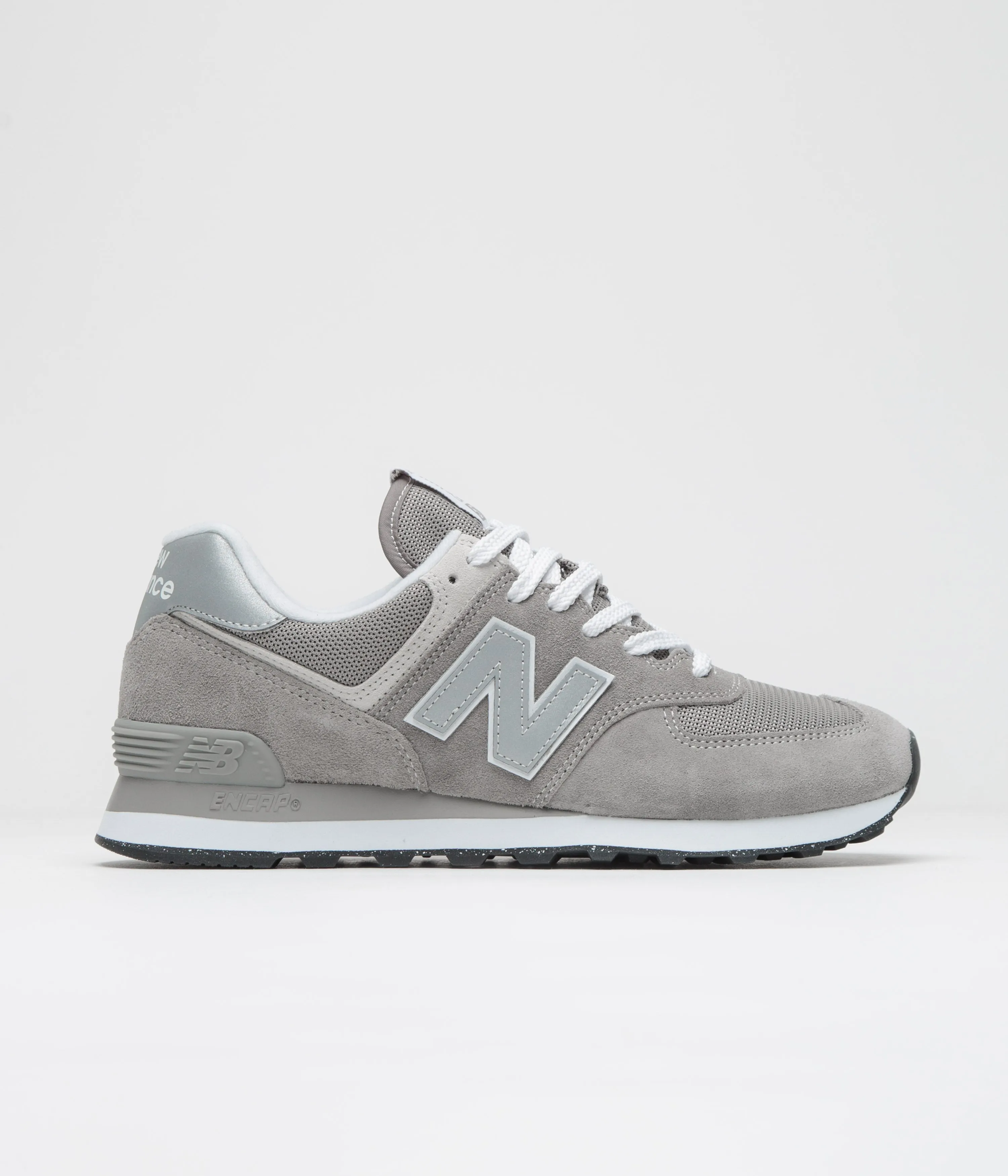 New Balance 574 Shoes - Grey / White