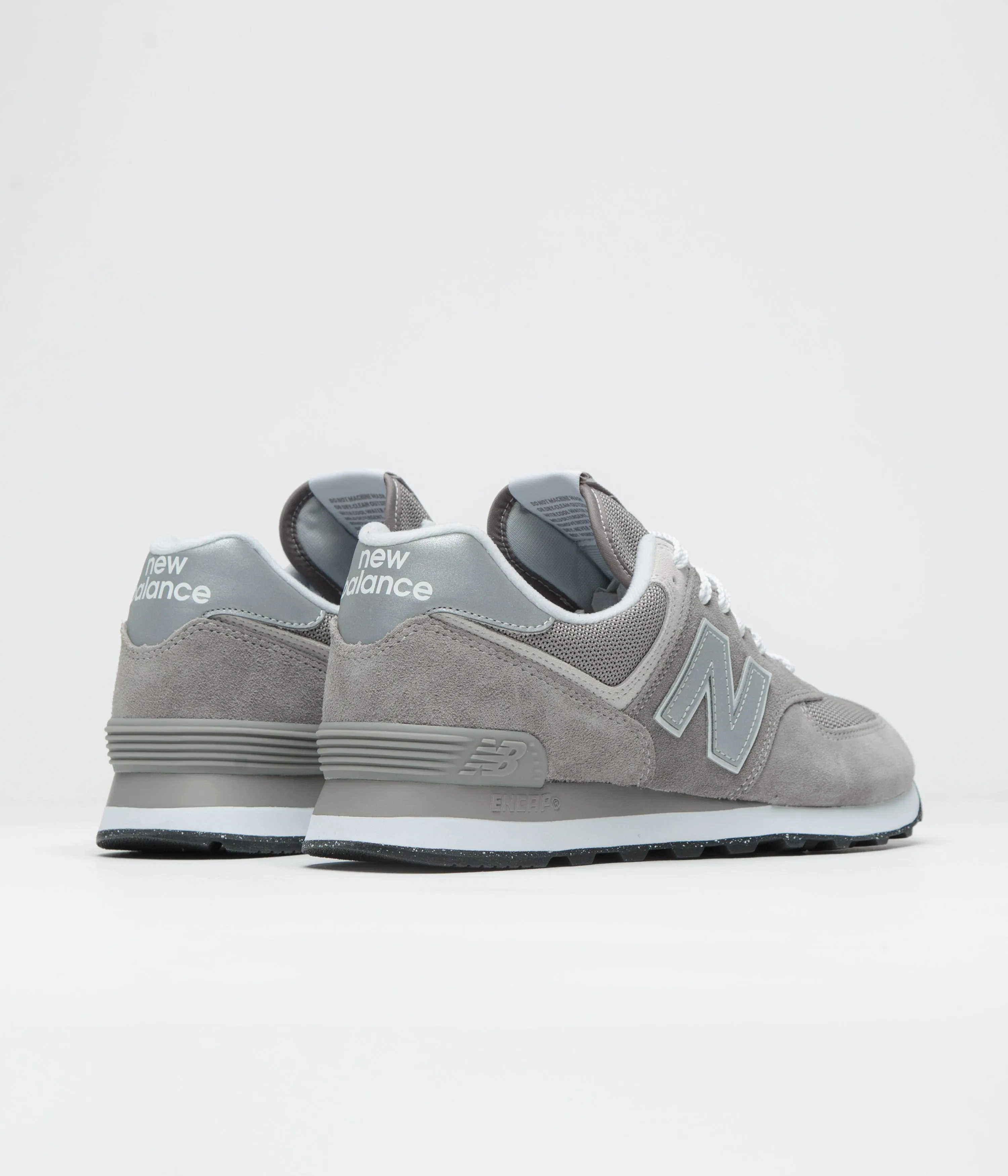 New Balance 574 Shoes - Grey / White