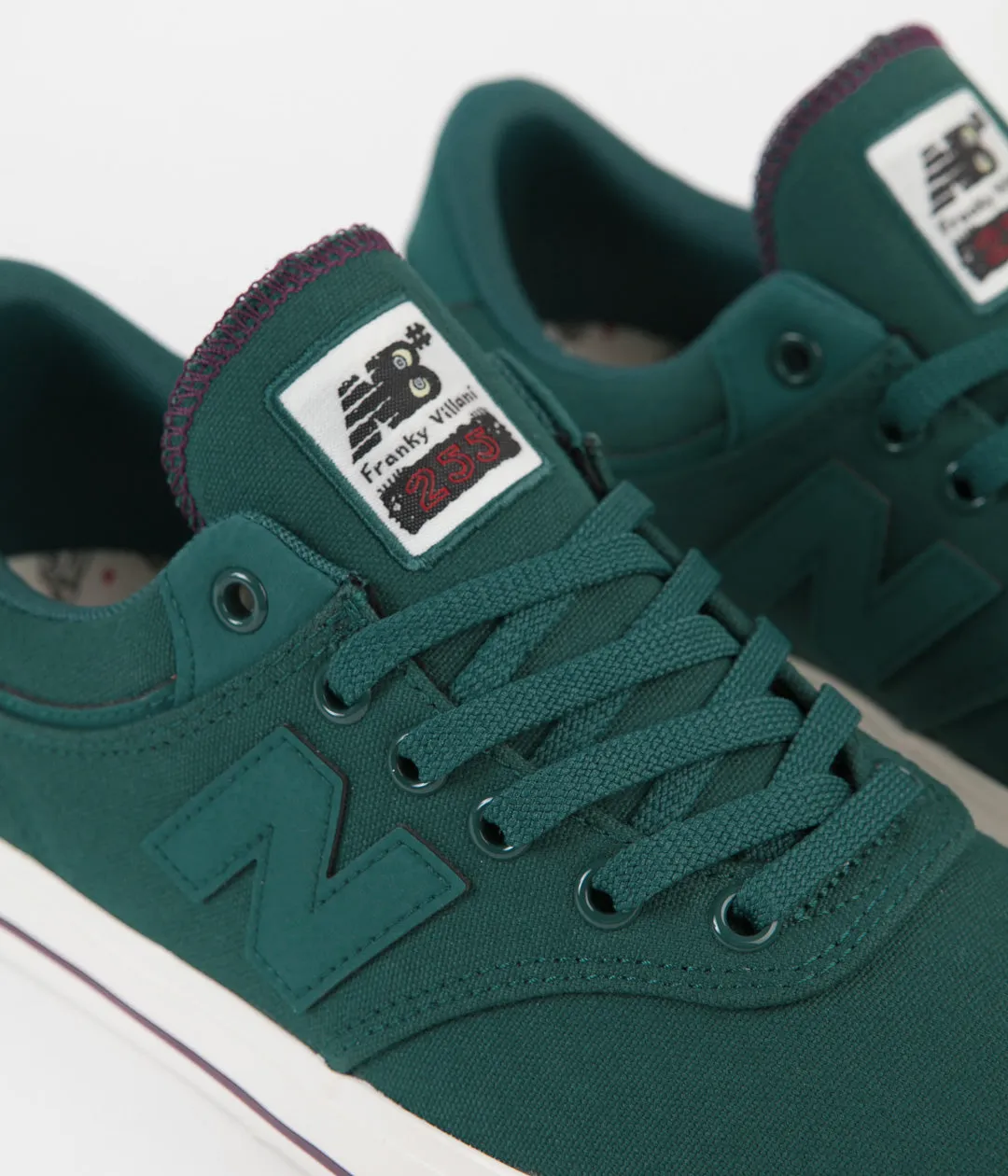 New Balance Numeric 255 Franky Villani Shoes - Green / Purple