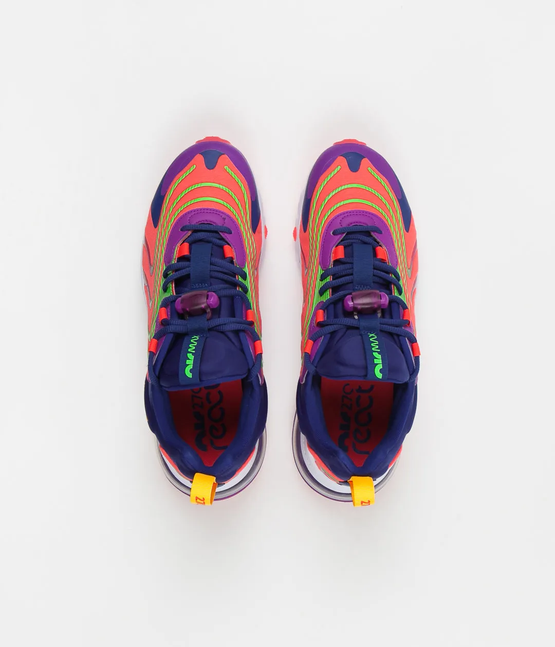 Nike Air Max 270 React ENG Shoes - Laser Crimson / Laser Orange