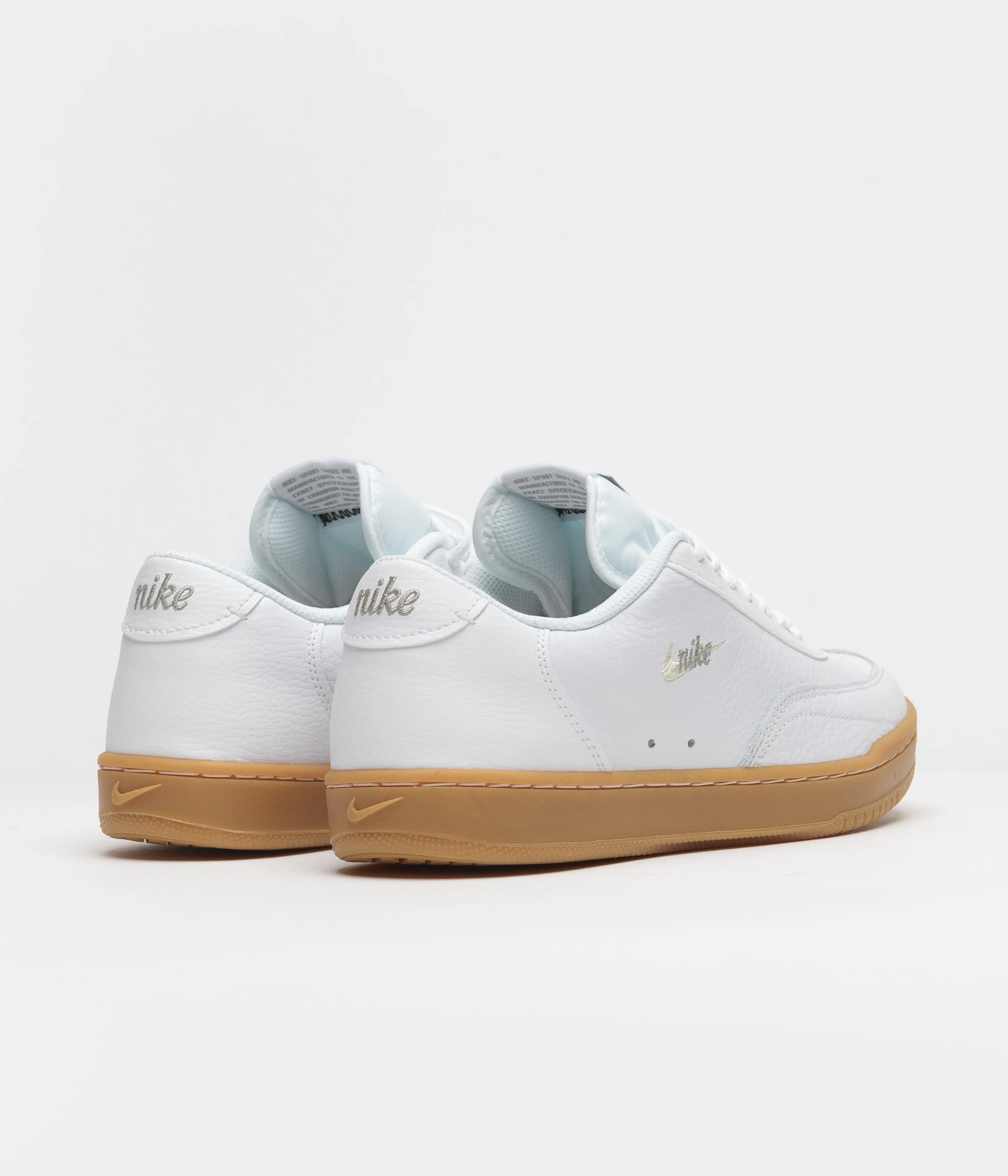 Nike Court Vintage Premium Shoes - White / Fossil - Enigma Stone