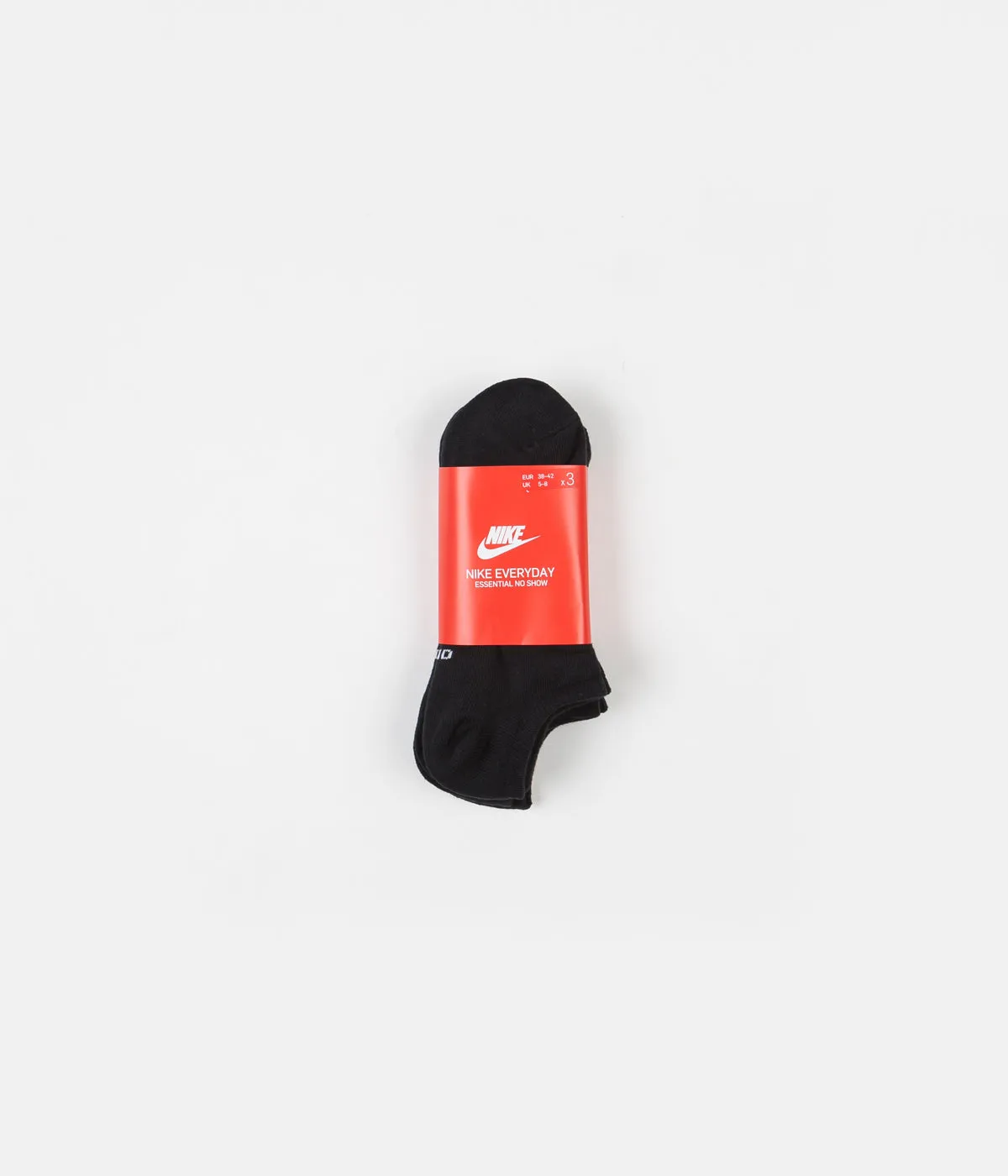 Nike Everyday Essential No Show Socks (3 Pair) - Black / White