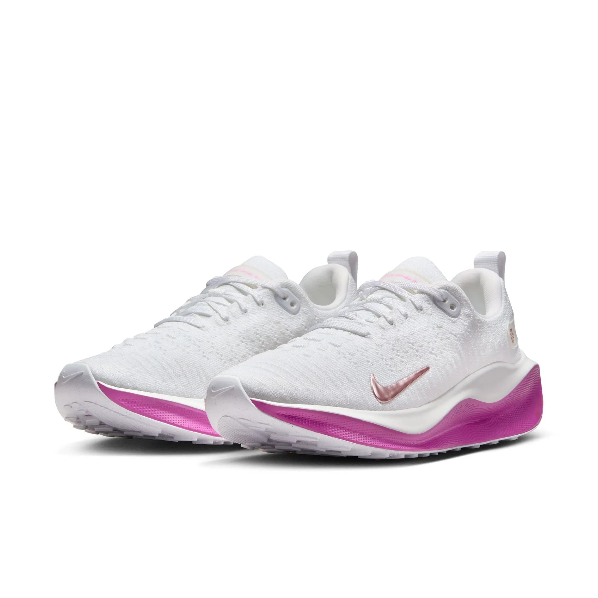 Nike ReactX Infinity RUN 4 Women's - White/Matallic/Hot Fuchsia