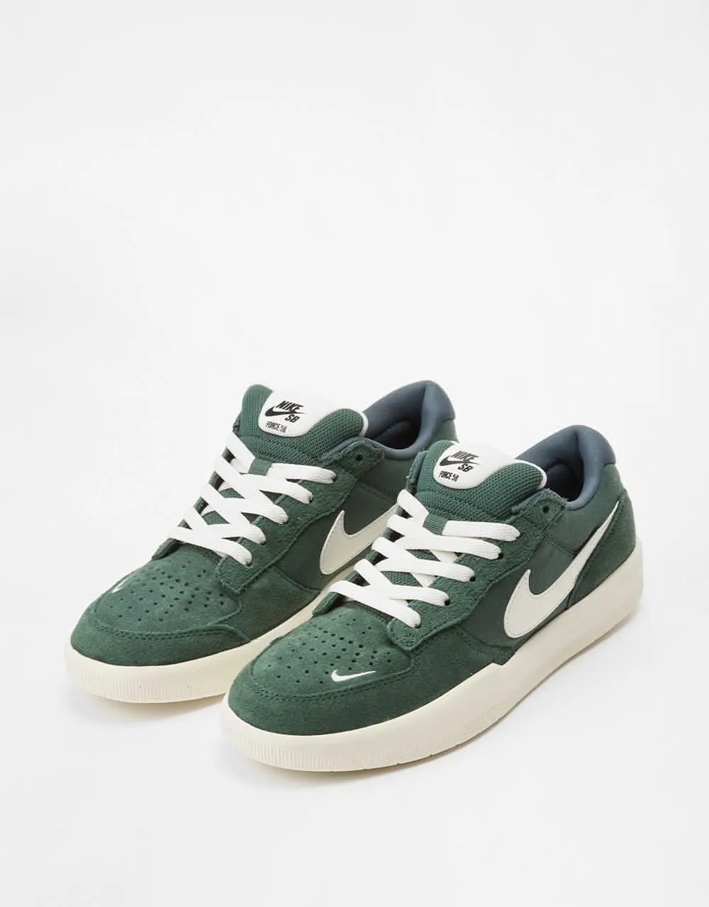 Nike SB Force 58 Skate Shoes - Vintage Green/Sail-Vintage Green-Sail-Black