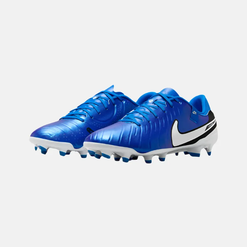 Nike Tiempo Legend 10 Academy Multi-Ground Low-Top Men's Football Shoes -Soar/White