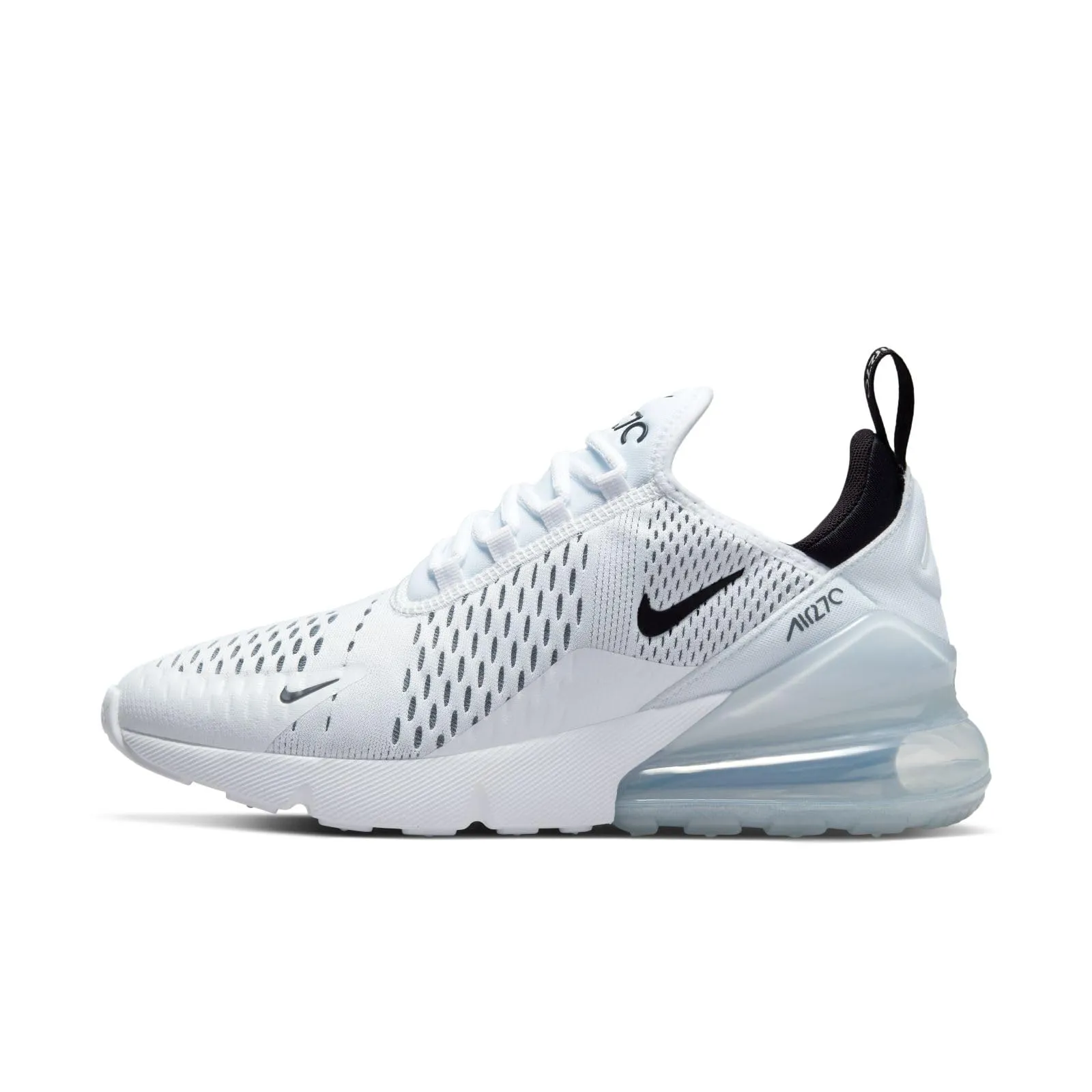 Nike Women's Air Max 270 White Black Sneakers Size 7.5 Pair of Shoes