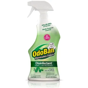 OdoBan Original Eucalyptus Scent Disinfectant Fabric & Air Freshener, 32 fl oz