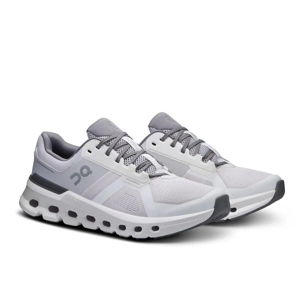 On Men's Cloudrunner 2 Running Shoes Frost / White