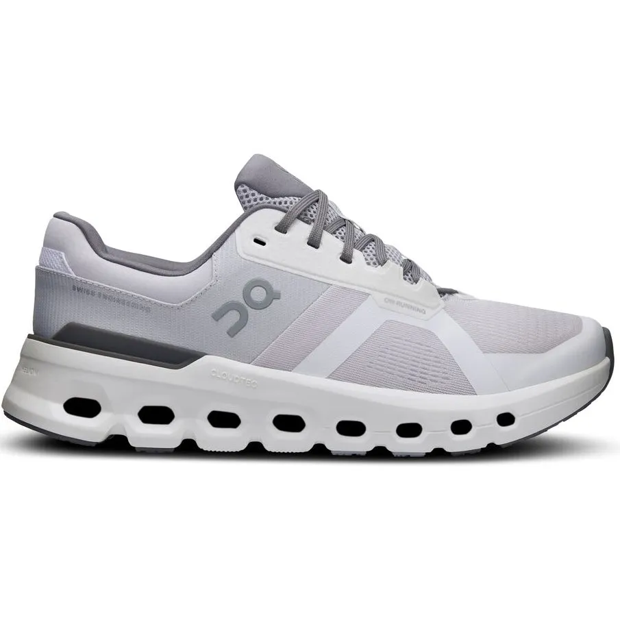 On Men's Cloudrunner 2 Running Shoes Frost / White