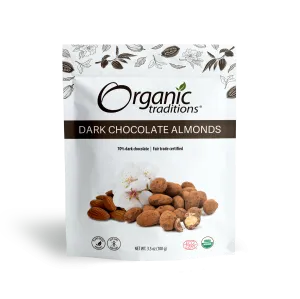 Organic Dark Chocolate Covered Almonds