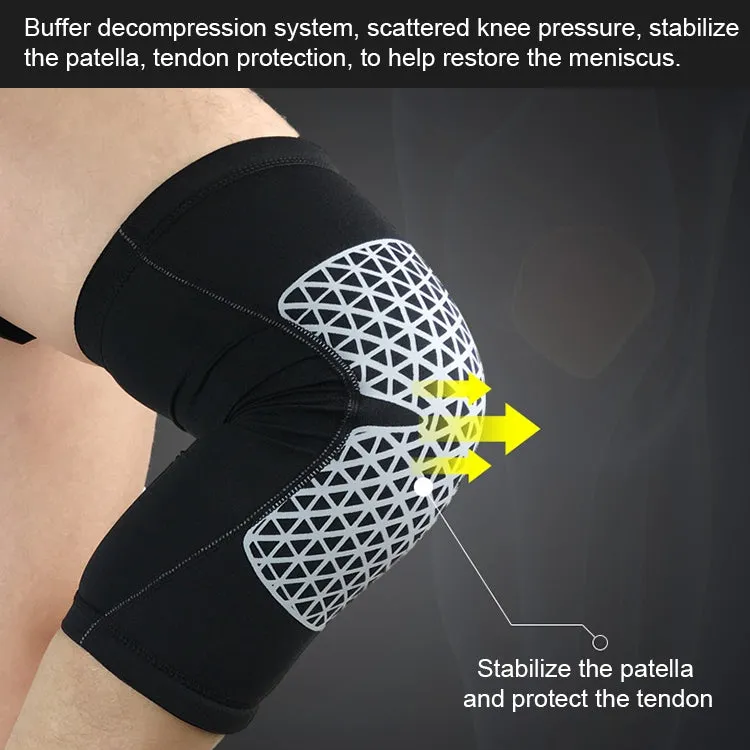 Outdoor Knee Leg Breathable Anti-collision Sports Protective Gear, Size: L(Black)