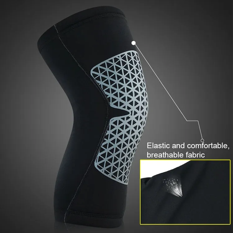 Outdoor Knee Leg Breathable Anti-collision Sports Protective Gear, Size: L(Black)