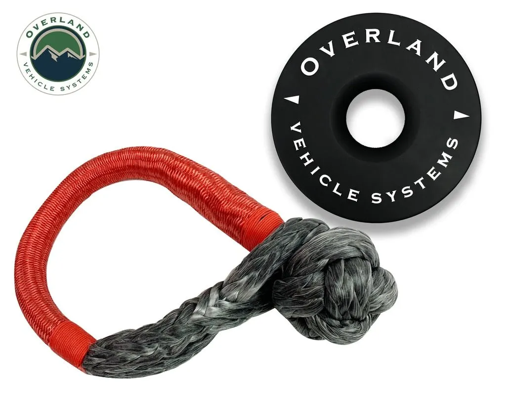 Overland Vehicle Systems 19-6580 Rope Shackle - 5/8 in. Thickness, Sold as Kit