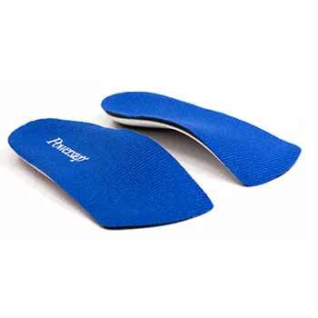 Powerstep SlimTech 3/4 Length Orthotic Supports [SlimTech 3/4 Length]