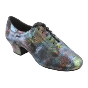 Practice Dance Shoes, 1205 Flexi, Abstract Oil, Leather