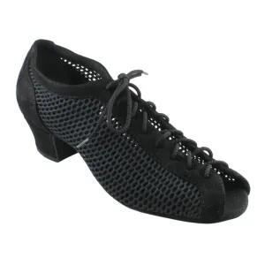 Practice Dance Shoes, Raspiro, Black Mesh and Suede