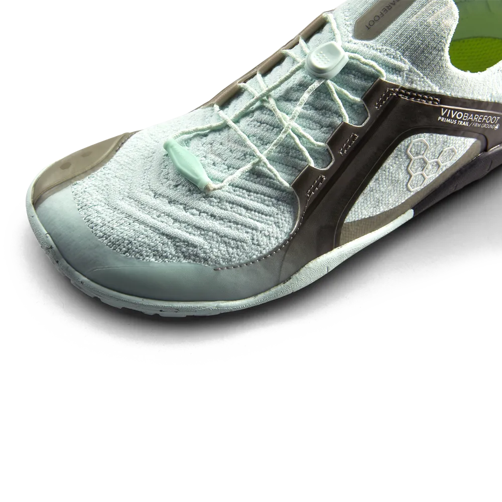 [PRE-ORDER] Vivobarefoot Primus Trail Knit FG Womens Soothing Sea (ETA. MID DEC)