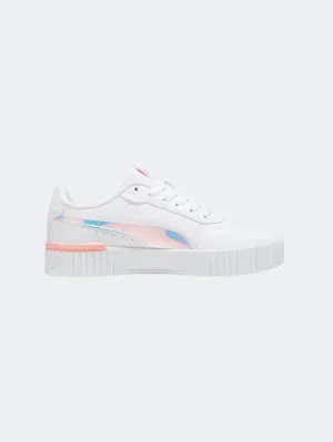 Puma Carina 2.0 Crystal Wings Gs-Girls Lifestyle Shoes White/Peach/Black