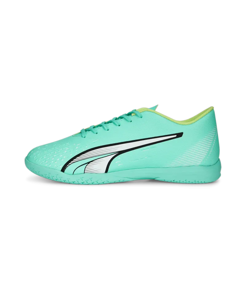 Puma Ultra Play Indoor Soccer Shoes 107227 03  ELECTRIC PEPPERMINT-PUMA WHITE-FAST YELLOW