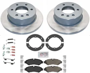 Rear Brake Rotors Brake Pads Shoes For Sprinter 2500 2019 2024 Manual Parking