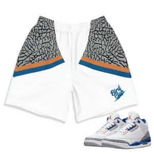 Retro 3 Wizards PE Cement Shorts