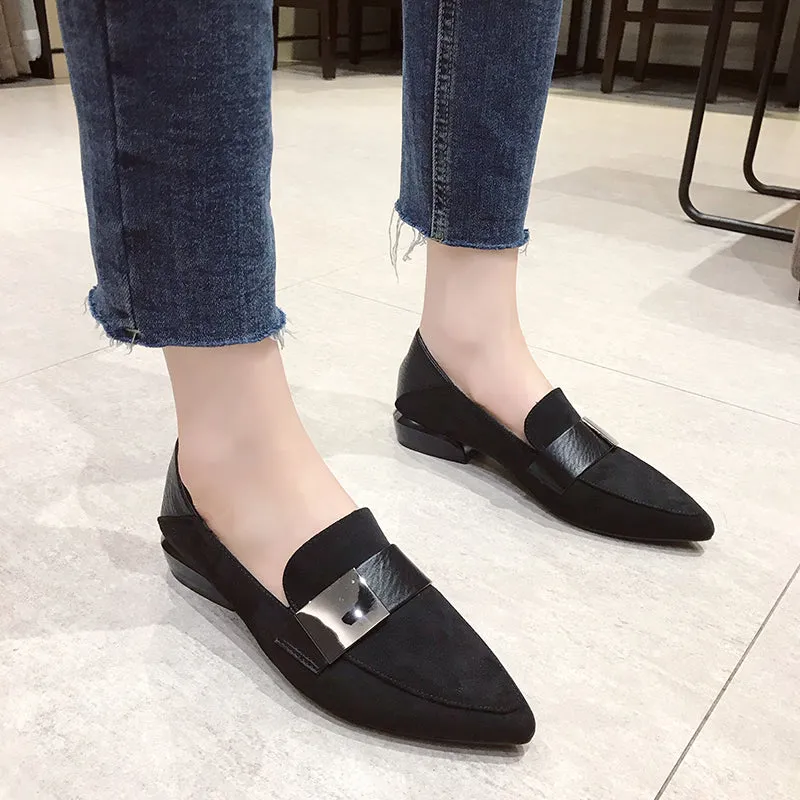 Retro British Style Small Leather Shoes Tide - Women's shoes