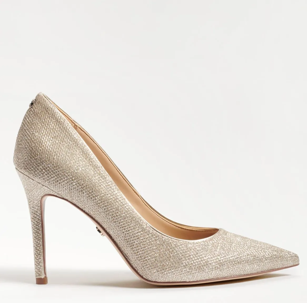 Sam Edelman Hazel Pointed Toe Light Gold Mesh