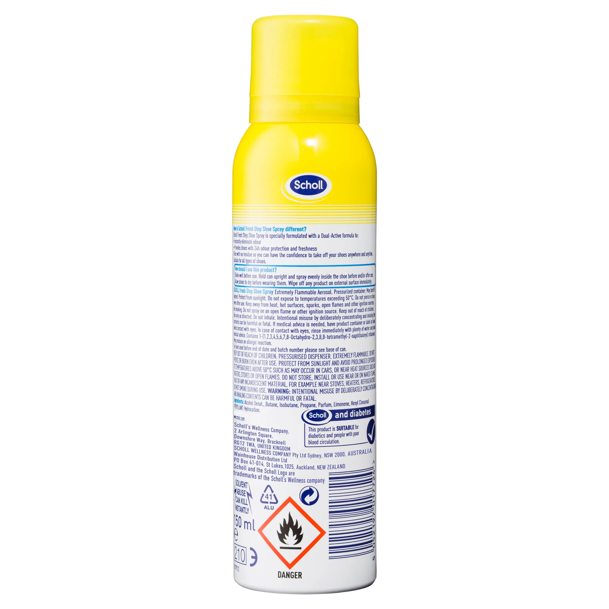 Scholl Fresh Step Shoe Spray 100g