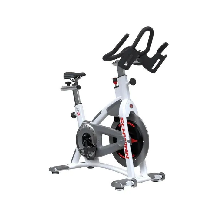 Schwinn AC Performance With Carbon Blue Indoor Bike (White, Morse Taper) - Commercial