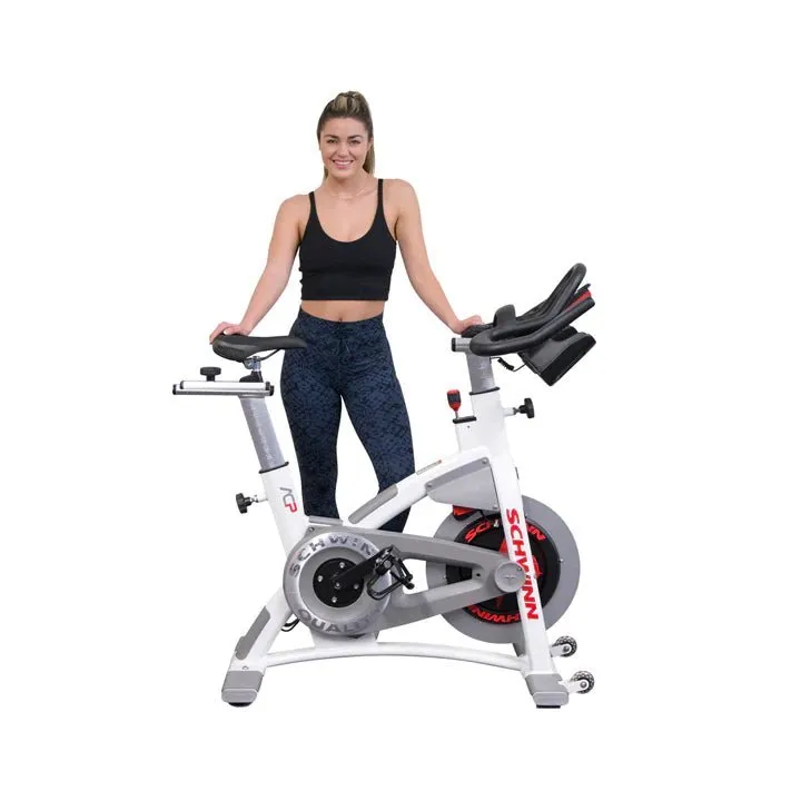 Schwinn AC Performance With Carbon Blue Indoor Bike (White, Morse Taper) - Commercial