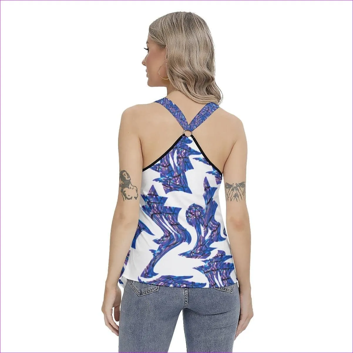 Skewed Women's Skinny Sport Tank Top