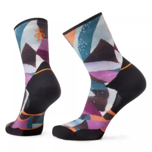 Smartwool Women's Trail Run Targeted Cushion Mosaic Pieces Print Crew Sock