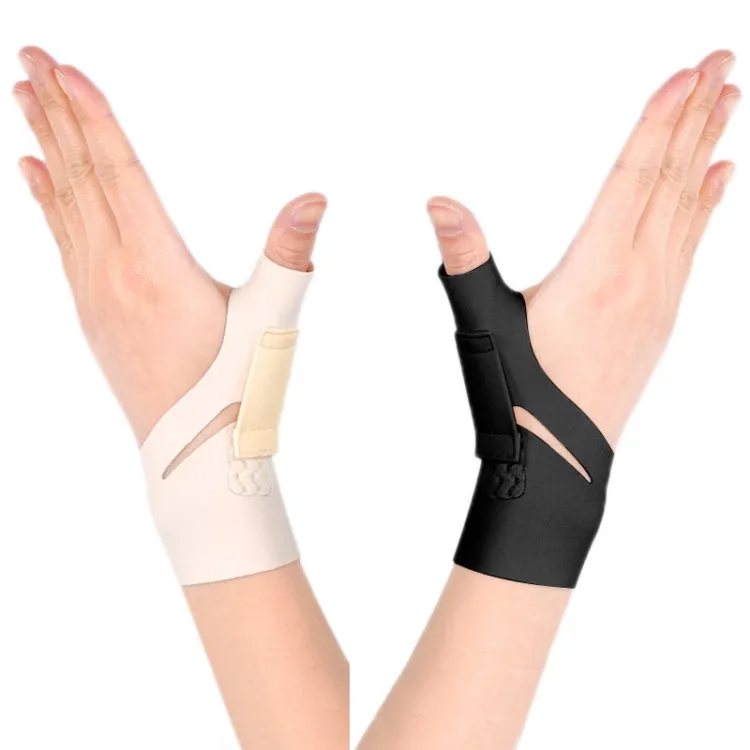 Tendon Sheath Wrist Joint Sprain Fixation Rehabilitation Protective Cover, Color: Left Hand Black(S)