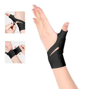 Tendon Sheath Wrist Joint Sprain Fixation Rehabilitation Protective Cover, Color: Left Hand Black(S)