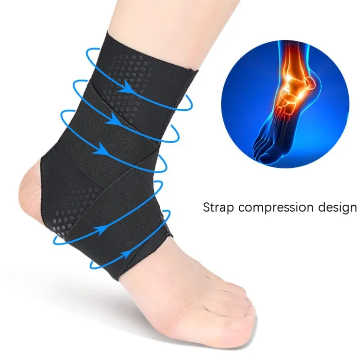 Thin Anti-Slip Dispensing Sports Compression Bandage Ankle Brace, Specification: M(Skin Color)