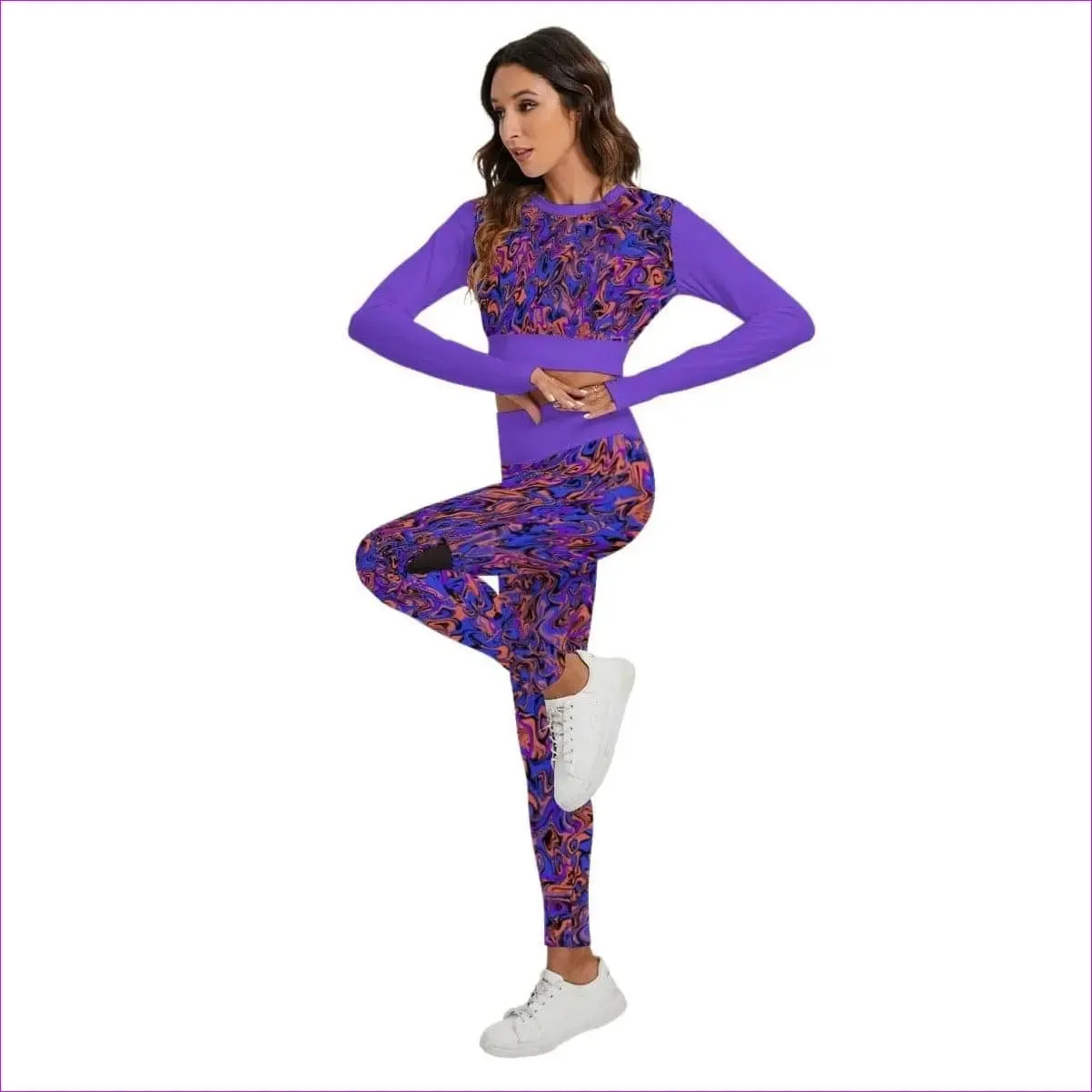 Trip Women's Sport Set With Backless Top And Leggings