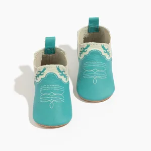 Turquoise Cowboy Chelsea Boot Baby Shoe