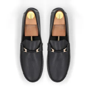 Twisted Rope Moccasins - Black