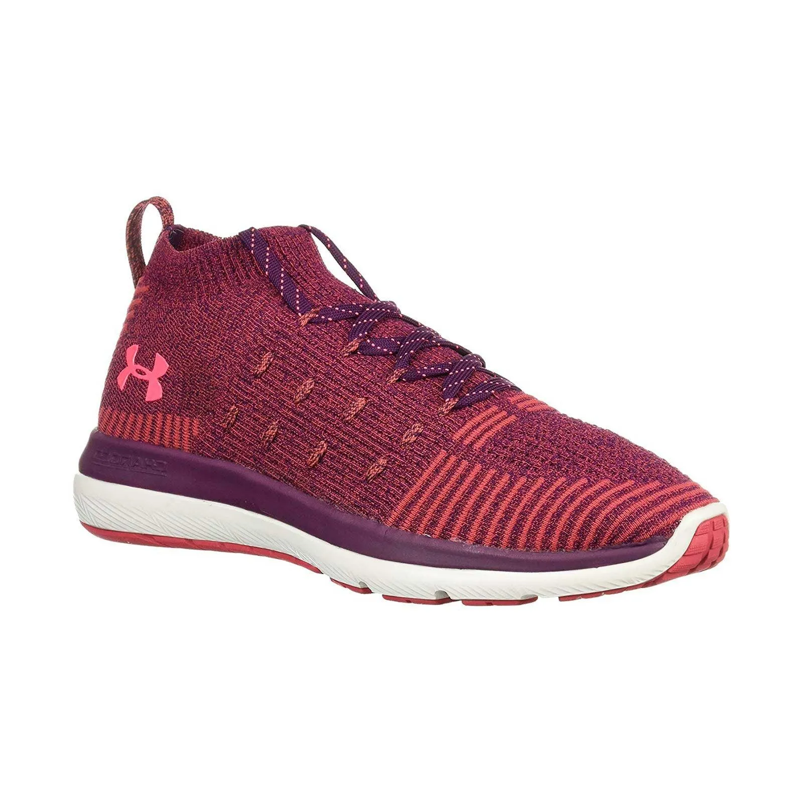 Under Armour Women's Slingflex Rise Athletic Sneaker - Red